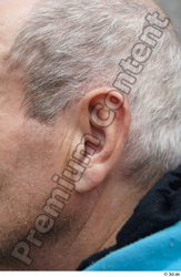 Ear Man White Casual Average Street photo references